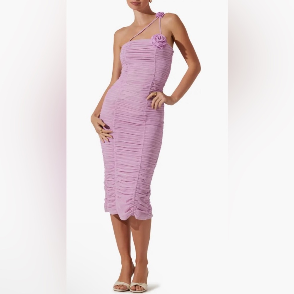 #57 ASTR the Label Corsage Ruched Body-Con Dress NWOT
